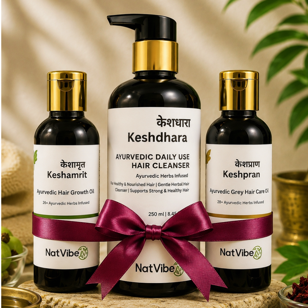 Keshpran (Oil) + Keshamrit (Oil) + Keshdhara (Shampoo) COMBO