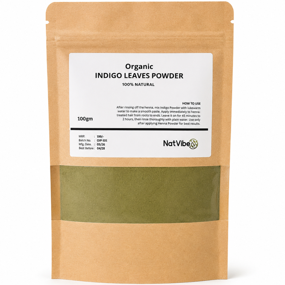 Organic Henna Indigo Combo Pack | 4 pack (2 Henna + 2 Indigo) 400gm