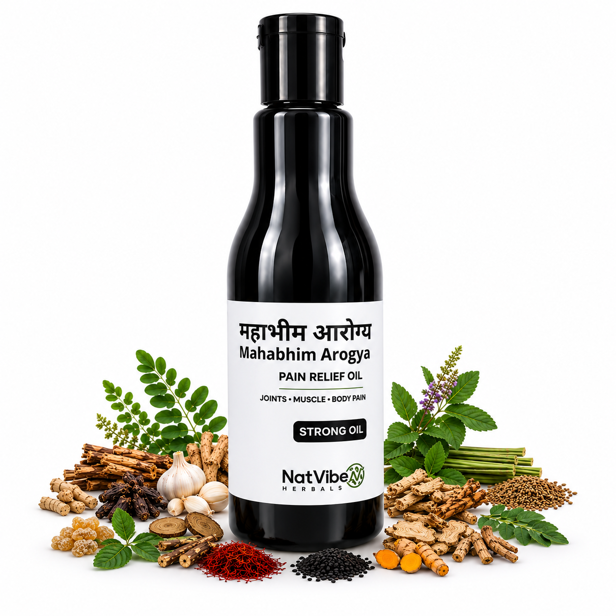 Mahabhim Arogya Advanced Ayurvedic Pain Relief Oil